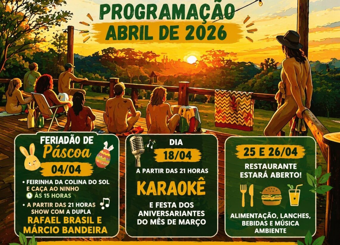 Programação de Abril de 2026