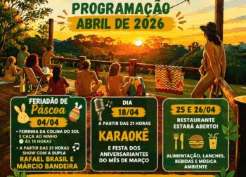 Programação de Abril de 2026